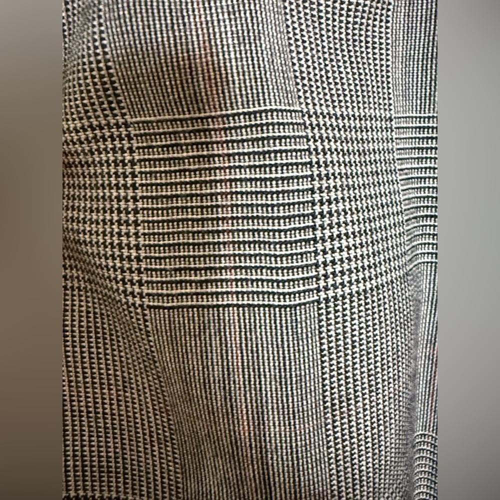 Vintage 90’s 400 Tailored Collection preppy Gray Glen Plaid wool blend skirt 0 - Picture 7 of 12